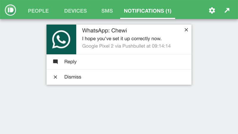 Pushbullet.